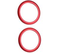 HUVNEXA Air Conditioning Trim Air Outlet Ring Cover Vent Trim Conditioning Frame Ac Sticker, for Jimny 2007-2017(Red)