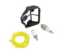 HUVNEXA Air Filter Fuel Hose Spark Plug Kit Chainsaw Parts, for Husqvarna, 36 41 136 LE 141 LE 137 E 142 E Chainsaw Air Filter