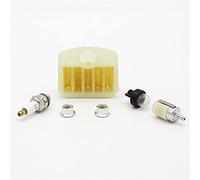 HUVNEXA Air Filter Spark Plug Primer Bulb Bar Nuts Kit, for Husqvarna, for 340 345 346 XP 350 353 Chainsaw Parts 537024003 Chainsaw Air Filter