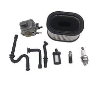 HUVNEXA Air Fuel Oil Filter Oil Fuel Hose Spark Plug Carburetor Kit, for 044 461 046 MS440 MS460 Chainsaw Parts Chainsaw Air Filter