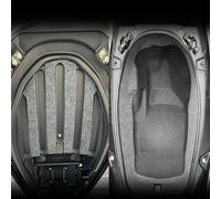 HUVNEXA AK550 Motorcycle, for Felt, Rear Trunk Cargo Liner Protector, for Seat, Bucket Pad Helmet Protector, for KYMCO, AK550 Accessories Motorcycle Top Box Liner(Black Bottom and Top)
