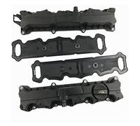 HUVNEXA Aluminium 16V 1 6 Engine Valve Cover Assembly With Gasket, for Peugeot, 307 308 0248L6 0248L7 0248J6 J7 0248R5 R4 0249C6 G0 Cylinder Head Gasket Replacement(1 Set Plastic)