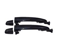 HUVNEXA Black Outside Outer Door Handles Front Rear Left Right Side, for Sienna 2004 2005 2006 2007 2008 2009 2010 69211-AE010 69211-AE020 Car Door Handle Cover(Rear Pair)