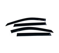 HUVNEXA Black Window Visor Vent Sun Rain Deflector Guard, for HYUNDAI, for Santafe 2008 2009 2010 2011 2012 Car Wind Deflector