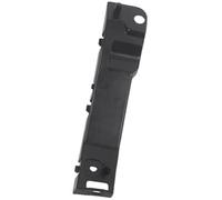 HUVNEXA Bumper Bracket Assembly Driver Passenger Side Front Bumper Bracket Mount Holder Fixing Stand Reinforcement Rack, for 2007-2010 7T4Z17E814B(BLACK Left)