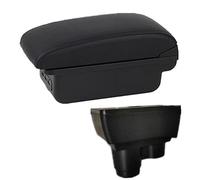 HUVNEXA Car Accessories, for Dacia, for Duster 2019-2022 Car Armrest Box Center Console Storage Box With USB Car Armrest(BLACK B Black Line 3usb)