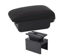 HUVNEXA Car Accessories, for Hyundai, I20 2021 2022 Car Armrest Box Interior Parts Centre Console Storage Box With USB Car Armrest(BLACK B1 Red Line 3usb)