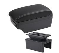 HUVNEXA Car Accessories, for Hyundai, I20 2021 2022 Car Armrest Box Interior Parts Centre Console Storage Box With USB Car Armrest(BLACK C3 White Line 7usb)