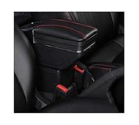 HUVNEXA Car Accessories, for Toyota, for Aygo X Centre Console Storage Box Car Armrest Box Car Armrest Car Armrest(BLACK A Style Red Line)