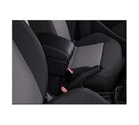 HUVNEXA Car Armrest Box Armrest Car Arm Rest Center Centre Console Storage Box Accessories, for Seat, for Leon Car Armrest(BLACK A-black Black Line)