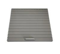 HUVNEXA Car Center Console Shutters Cup Holder Slide Roller Blind Cover, for, ML GL GLE GLS Class W166 W292 Gray roller blind Center Console Shutter