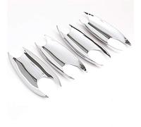 HUVNEXA Car Door Handle Covers Trims, for BMW, 5 Series G30 X4 X3 G01 X5 G05 Decorative Frame Sticker Door Bowl Cover Auto Accessoreis Car Door Handle Cover(Door Bowl Silver)
