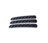 HUVNEXA Car Exterior Door Handle Cover Trim, for Jeep, Wrangler JK 2007-2016 Front Door Aluminum Grab Handle Cover Door Handle Insert Car Door Handle Cover(3X Black)