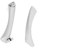 HUVNEXA Car Inner Interior Door Handle Pull with Cover Trim Replacement, for BMW, for 3 for Series E90 E91 E92 316 318 320 325 328I 2004-2012 car Door Handle Frame Cover(Grey Set Right)
