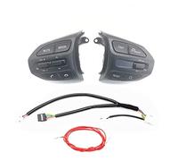 HUVNEXA Car Multi Function Steering Wheel Control Switch Stock Button, for Kia K2 Rio 2017 2018 X Line Buttons Bluetooth Phone Cruise Volume Audio Control Button(BLACK Rest full set)