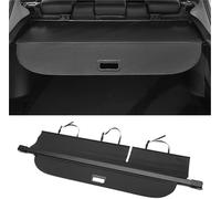 HUVNEXA Car Trunk Retractable Cargo Cover, for Audi Q3 2015-2018 Rear Parcel Shelf Luggage Security Shield Shade Canvas Gloss Black Trunk Storage Bracket(BLACK 59 25 Gloss Black)