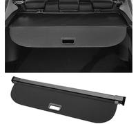 HUVNEXA Car Trunk Retractable Cargo Cover, for Audi Q3 2015-2018 Rear Parcel Shelf Luggage Security Shield Shade Canvas Gloss Black Trunk Storage Bracket(BLACK 42 91 Gloss Black)