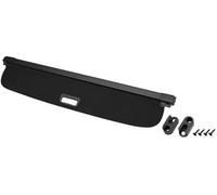 HUVNEXA Car Trunk Retractable Cargo Cover, for Audi Q3 2015-2018 Rear Parcel Shelf Luggage Security Shield Shade Canvas Gloss Black Trunk Storage Bracket(BLACK for Q3 2010 2015 Gloss Black)