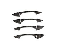 HUVNEXA Carbon Fiber Texture of Vehicle Exterior Door Handle/Bowl Cover Trim CEGLK ML Class, for Mercedes-Benz, CLA W166 W117 W204 X204 W212 W246 Car Door Handle Cover(Door Handle Trim)