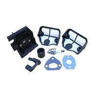 HUVNEXA Carburetor Adaptor Intake Air Filter Kit, for Husqvarna, for 36 41 136 141 137 142 Chainsaw Replacement Parts Chainsaw Air Filter