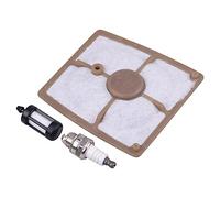 HUVNEXA Carburetor Air Fuel Line Filter Spark Plug Tool, for 041 Farm Boss Carb Chainsaw 1110-120-1601 Chainsaw Air Filter