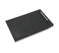 HUVNEXA Center Console Roller Blind, for CRV RE1/RE2/RE4 2007-2011, Car Center Console Roller Shutter Cover Center Console Shutter(BLACK)