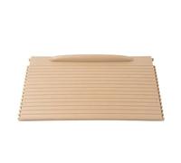 HUVNEXA Center Console Roller Blind, for Porsche, for CAYENNE, 2003-2010, Front Center Console Slide Shutter Cover Center Console Shutter(BEIGE)