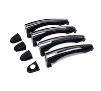 HUVNEXA Chrome Black Exterior Door Handles Front Rear Left Right, for Hyundai, Azera 2006 2007 2008 2009 2010 2011 826513L000 826523L000 Car Door Handle Cover(Front Rear Set 4pcs)