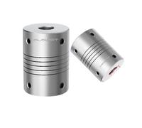 HUVNEXA Clowiet Aluminium Cnc Motor Jaw Shaft Coupler 5mm to 8mm Flexible Coupling Od Dropshipping 3/4/5/6/6.35/7/8/10mm Lr D D19l25 Spring Couplers(6mmx6mm)