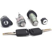 HUVNEXA COMPLETE LOCK SET IGNITION SWITCH LEFT DOOR TRUNNK LOCK BARREL CYLINDER, for A6 C5 4B 4D0905855G 4B0905851B Car Door Lock Latch