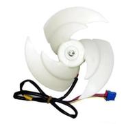 HUVNEXA DC12V Refrigerator Condenser Fan Motor Replacement, for Lg Units Extended Wiring Durable, for Abs Build White Finish Simple Installation Guide Refrigerator Air Circulation Fan Motor cold