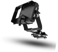 HUVNEXA Detachable Phone Holder, for Africa, for Twin, for CRF1000L 2018-2019 Motorcycle Windshield Stand Holder Phone Mobile Phone GPS Navigation Plate Bracket Phone Mount(BLACK USB charging A)