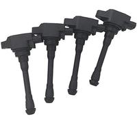 HUVNEXA Engines Ignition Coil 7805-3384 1415204 224481KC0A 4Pcs Car Cylinder Stick Ignition Coil, for NISSAN, for Juke 2011-2015 Ignition Coil