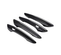 HUVNEXA Exterior Door Handle Cover Carbon Fiber Moulding Frame Bezel Chrome Car Sticker, for Mazda, CX-30 CX30 CX 30 2020 Chromium Styling Car Door Handle Cover(Carbon Fiber Printed)