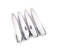 HUVNEXA Exterior Door Handle Cover Carbon Fiber Moulding Frame Bezel Chrome Car Sticker, for Mazda, CX-30 CX30 CX 30 2020 Chromium Styling Car Door Handle Cover(Chrome Printed)