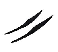 HUVNEXA Fiber glass matte balck primer Headlights Eyebrows Eyelids Car Stickers, for Ford, for Fiesta MK7 2009-2012 Front Headlamp Eyebrows Headlight Eyebrow
