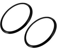 HUVNEXA For 1 Pair Headlight Trim Ring, for Bmw, for Mini Black Front Left Right Side Headlight Trim Ring(BLACK Gloss Black)