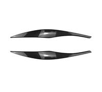 HUVNEXA For 3 Series E90 E91 320I 330I 2005-2012 Front Headlight Garnish Strip Eyebrow Cover Trim Sticker Headlight Tint(Carbon Fiber Pattern)