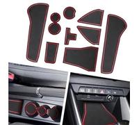 HUVNEXA For, A1 GB 2019-2023 2024 2025 Rubber Mats Centre Console Non-Slip Mats Non-Slip Car Rubber Mat A1 Sportback 2024 Accessories Dashboard Anti Slip Mat(Red)