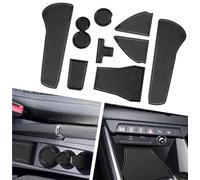HUVNEXA For, A1 GB 2019-2023 2024 2025 Rubber Mats Centre Console Non-Slip Mats Non-Slip Car Rubber Mat A1 Sportback 2024 Accessories Dashboard Anti-Slip Mat(Black)