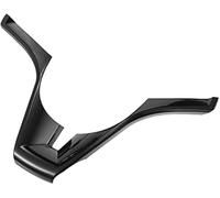 HUVNEXA For Black Car Steering Wheel Cover Abs Plastic Trim Replacement Stickers Steering Wheel Emblem Cover, Auto Interior Center