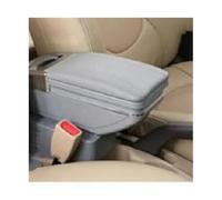 HUVNEXA For Chevrolet, for Aveo T200 T250 T255 Car Armrest Box Center Console Storage Box Rotatable Accessories Car Accessories Car Armrest(BLACK A Gray No Usb)
