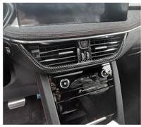 HUVNEXA For Ford, 20, for Escape, 19, for Focus, Middle Air Outlet Decorative Strip Interior Center Console Air Outlet Frame(Silver)