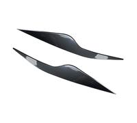 HUVNEXA for Ford, for Focus 2 MK2 2.5 Carbon Exterior Cover Car-Styling Accessories 2008-2011 2Pcs ABS Headlight Eyebrow Brow Eyelids Headlamps Car Headlight Sticker(Carbon Look)