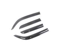 HUVNEXA For Ford, Fusion 2002-2016 Auto Side Window Wind Deflectors Visors Black Rain Guard Door Visor Vent Shades Dark Smoke Ventvisor Car Wind Deflector(02-12 hatch combi)