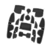 HUVNEXA For Hyundai, I30 I30N N Line 2017-2022 2023, Rubber Mats Centre Console Non-Slip Mats Non-Slip Cup Holder Rubber Mat Armrest i30 N Accessories Dashboard Anti-Slip Mat