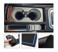 HUVNEXA For Kia, Ceed CD GT SW Proceed GT XCeed Non-Slip Rubber Mats, for Centre Console, Armrest Storage, Cup Holder, Door Slot, Car Interior Accessories Mat, Pack of 15 Dashboard Anti-Slip Mat(Blue)