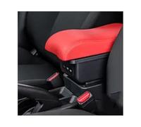 HUVNEXA For Sx4 2006-2018 Car Center Centre Console Storage Box Armrest With USB Interior Accessories Car Accessories Car Armrest(BLACK B4 Red 3usb)