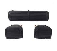 HUVNEXA For Vw, for Passat, B5 1997 Black Ont Dashboard Central Air Vent Outlet A/c Heater Climate Control Louver(Left Middle Right)