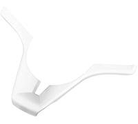HUVNEXA For White Car Steering Wheel Cover Abs Plastic Trim Replacement Stickers Steering Wheel Emblem Cover, Auto Interior Center(White)